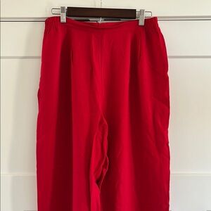 Vintage Red high waisted Pants